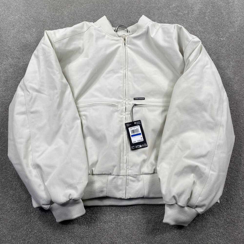 Under Armour W Expanse FL Lined Bomber Womens XL AVY Sherpa Fleece Zip Jacket
